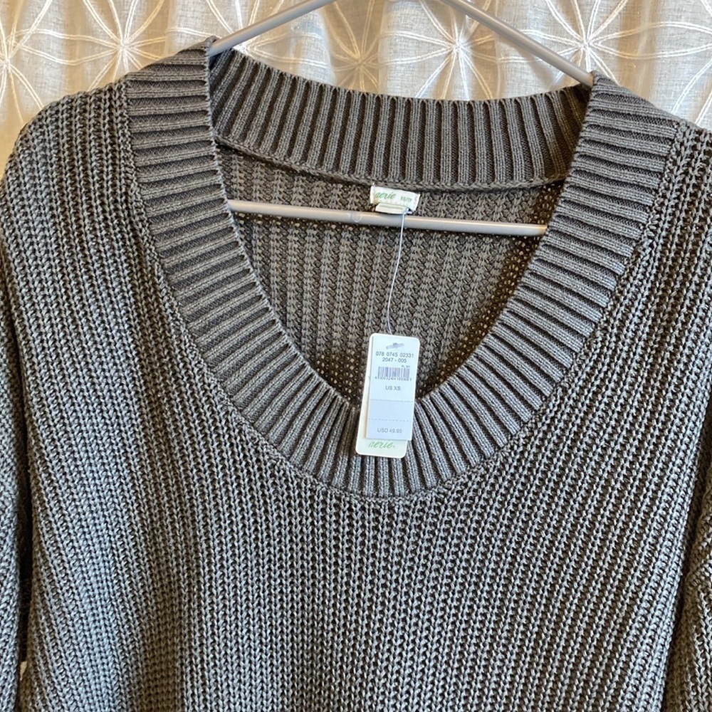 NWT Aerie Pullover Cotton Sweater - Picture 3 of 10